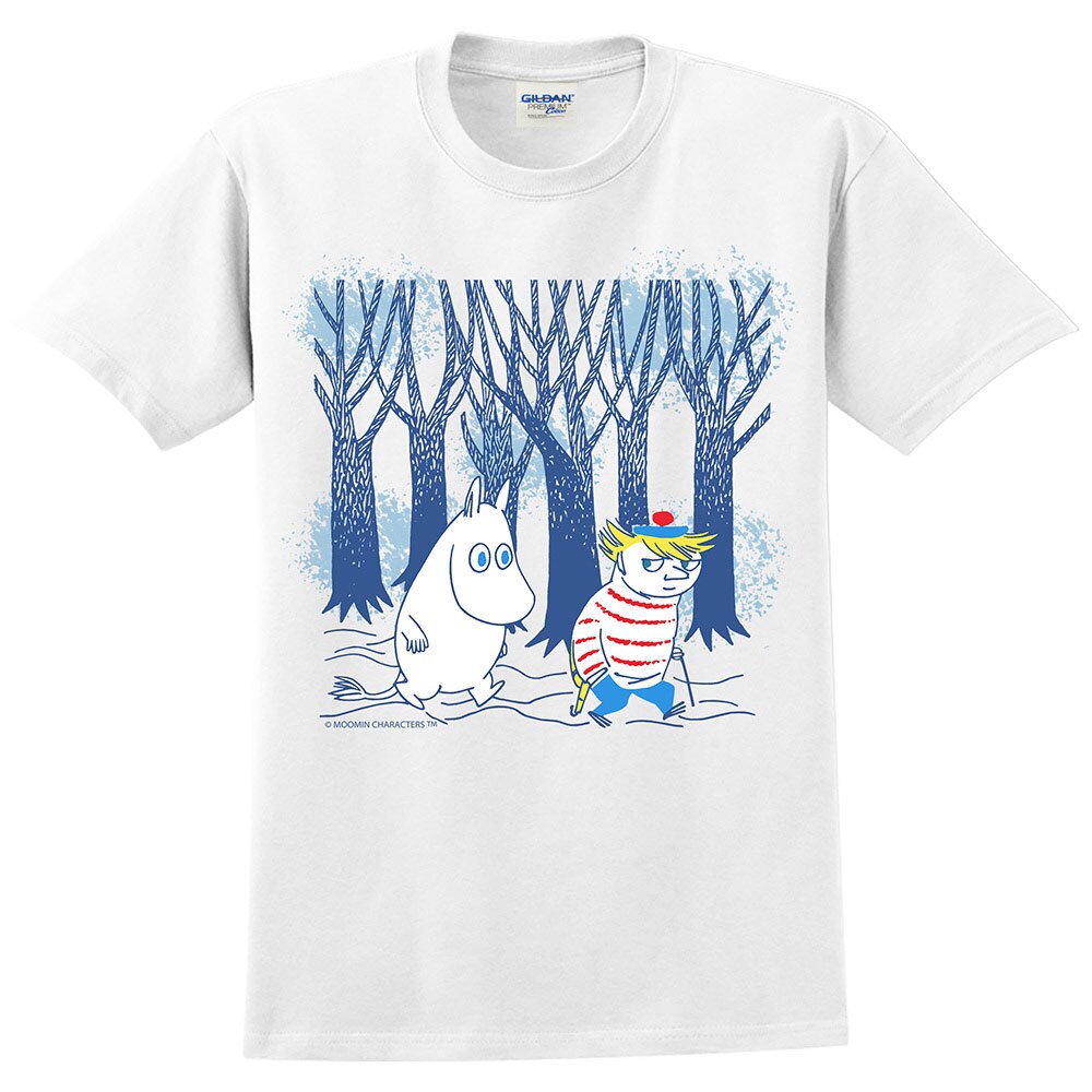 【Moomin】AE42 嚕嚕米與迪琪 - 短袖T恤 (中性T-shirt)