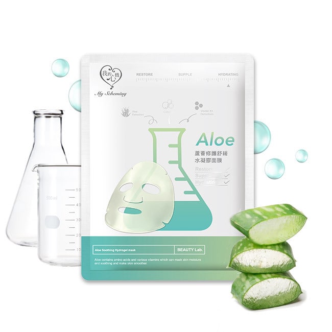 我的心機-蘆薈修護舒緩水凝膠面膜 32g (片裝)