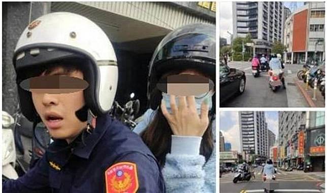 警騎公務車載前男星女友  分局記小過懲處