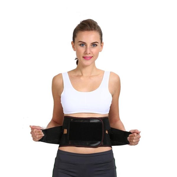 運動護腰帶 束腹帶束腰帶 透氣南極人鋼板固定支撐保護腰部腰帶收腹帶腰封【多多鞋包店】ps2891