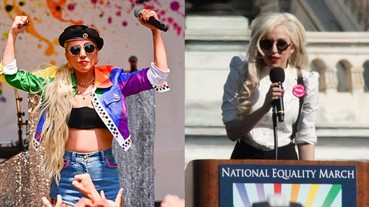 10 年不變力挺同志！Lady Gaga 彩虹勁裝出席石牆暴動紀念演講「真愛會願意為你擋子彈」！