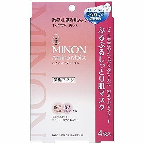 ●魅力十足● 日本 MINON 保濕面膜(4片入)