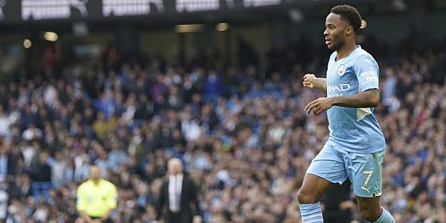 Pemain Manchester City, Raheem Sterling (c) AP Photo