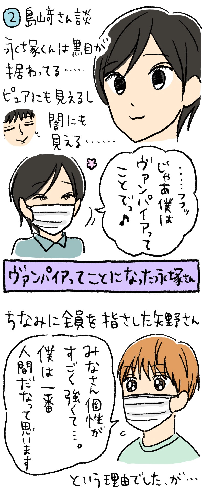 ヴィジュアルプリズン Web Domaniイラストルポvol 08 Los Edenのキャスト4名の わちゃわちゃ座談会 を大公開 Domani