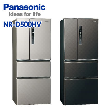 Panasonic 國際牌 500公升無邊框鋼板變頻四門冰箱 NR-D500HV