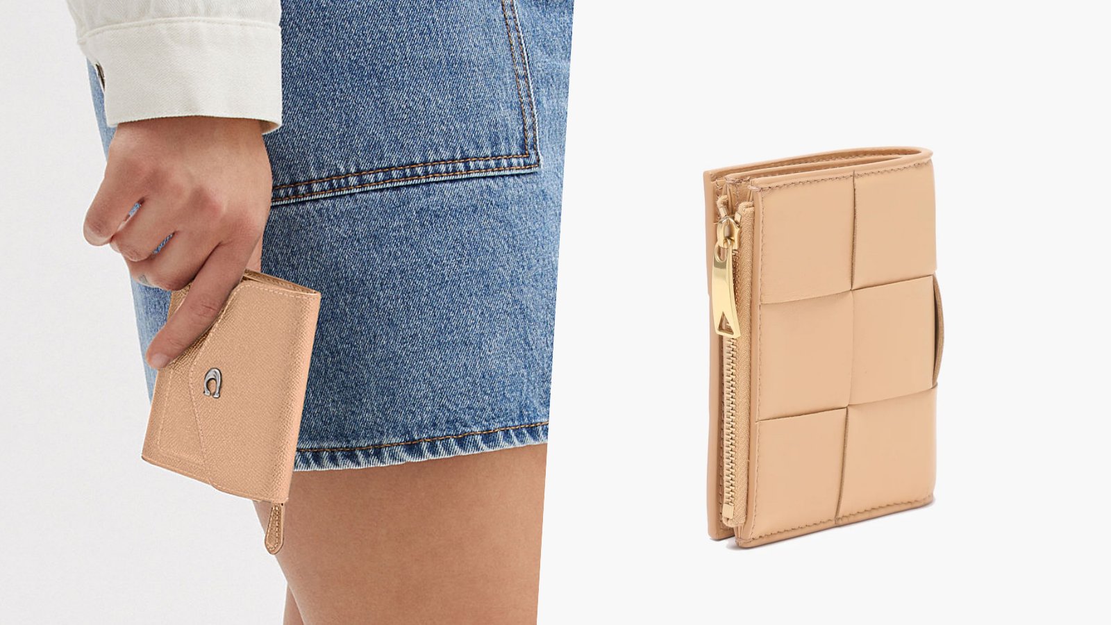 柔和粉 皮夾 錢包