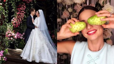 超幸福！新婚超模米蘭達可兒 花洋裝也可以穿得這麼美！