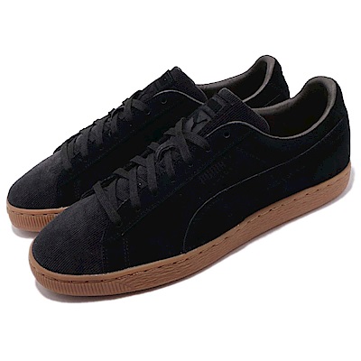 品牌: PUMA型號: 36623501品名: Suede Classic Pincord配色: 黑色 棕色特點: 基本款 膠底 麂皮 舒適 穿搭 黑 棕