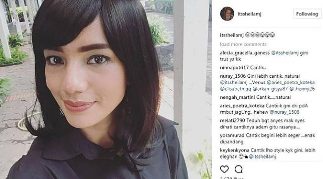 Ubah Warna Rambut, Sheila Marcia Terlihat Semakin Keibuan