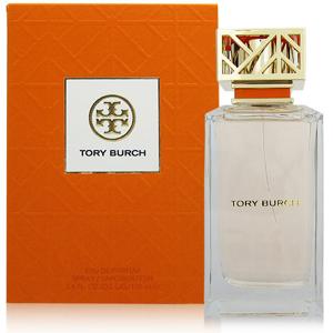 【產品名稱】TORY BURCH 同名淡香精100ml 【產品容量】100ml x1 【產品香調】 前 味： 葡萄柚、粉紅胡椒、黑醋栗芽、葉子、柑橘、橙花 中 味： 牡丹花、夜來香、茉莉、胡蘿蔔籽、甜