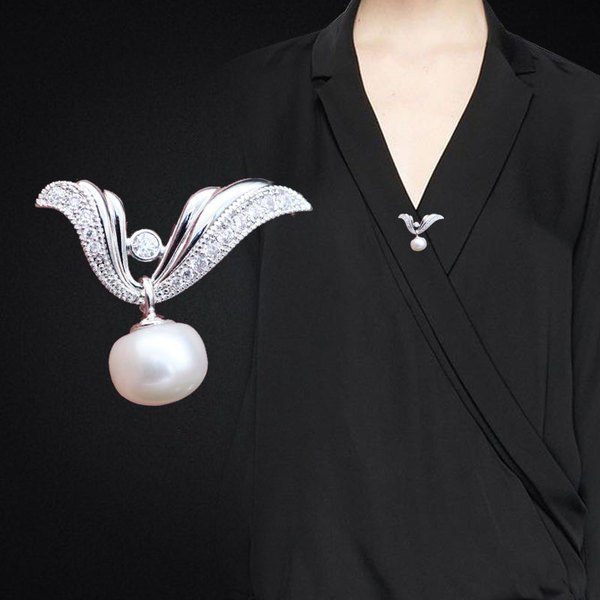 胸針 胸口防走光胸針女簡約百搭襯衫別針配飾固定胸花開衫紐扣毛衣扣針