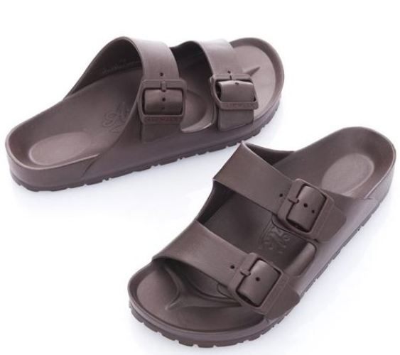 AIRWALK 男女款戶外休閒涼拖鞋 咖啡-NO.A755220102