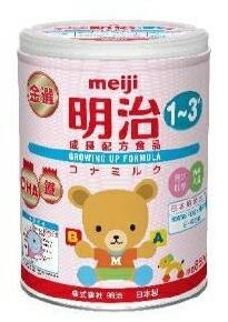 【MEIJI明治】金選嬰幼兒奶粉/ 1-3歲/ 850g/瓶*8瓶(箱購)++