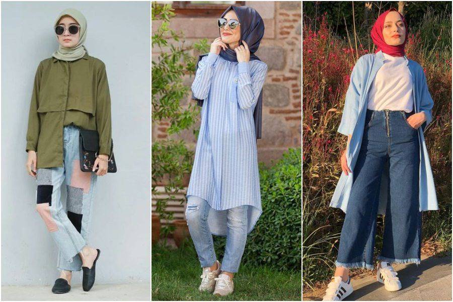 10 Ootd Hijab Kasual Celana Jeans Yang Stylish Dan Terlihat Sopan Womantalk Com Line Today