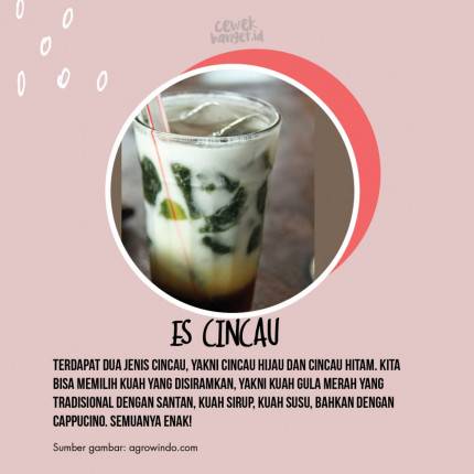 11 Minuman Es Tradisional Khas Indonesia yang Dijamin Bikin Ngiler. Mau yang Mana?