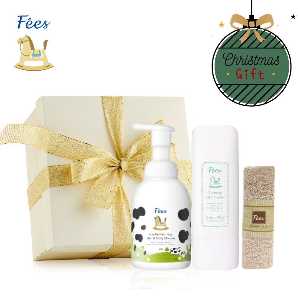 【商品特色】嬰兒洗髮沐浴泡泡溫和胺基酸不流淚配方，洗後肌膚柔嫩不緊繃 天然植物精華結合綿密細緻泡泡，呵護寶寶嬌嫩肌膚及頭髮，保濕潤澤賦予清新活力。爽身乳霜液體爽身粉，天然玉米澱粉不含滑石粉，溫和並具高