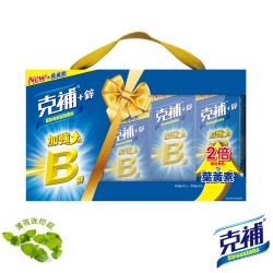 ◎全新配方 薄荷迷你錠，清新好吞|◎完整B群，B2增量2倍|◎添加葉黃素商品名稱:【克補】B群+鋅加強錠禮盒共180錠(全新配方添加葉黃素)品牌:克補類型:男仕保健食品類型:錠劑全素:否主成分:鋅商品