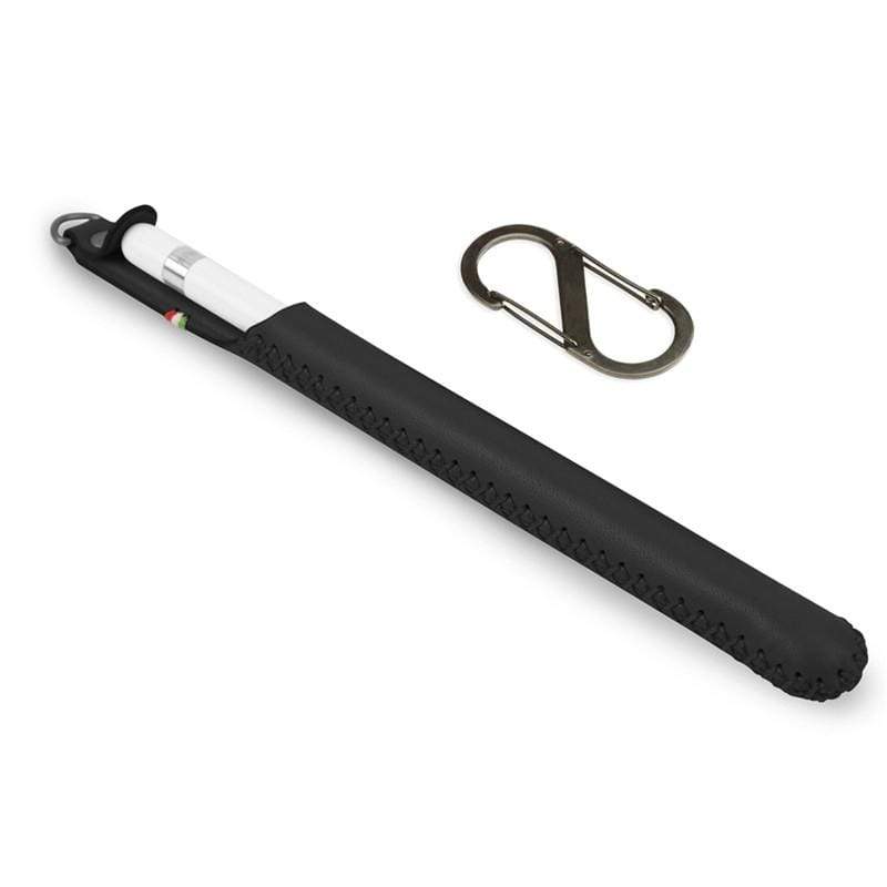 筆套內嵌對應磁鐵，可搭配其他iPad Pro保護套使用。 筆蓋檔片, 固定Apple Pencil 筆蓋，並防止Apple Pencil掉出筆套。 S形金屬扣環。 產品介紹 嚴選苯染皮革和匠師精湛手縫