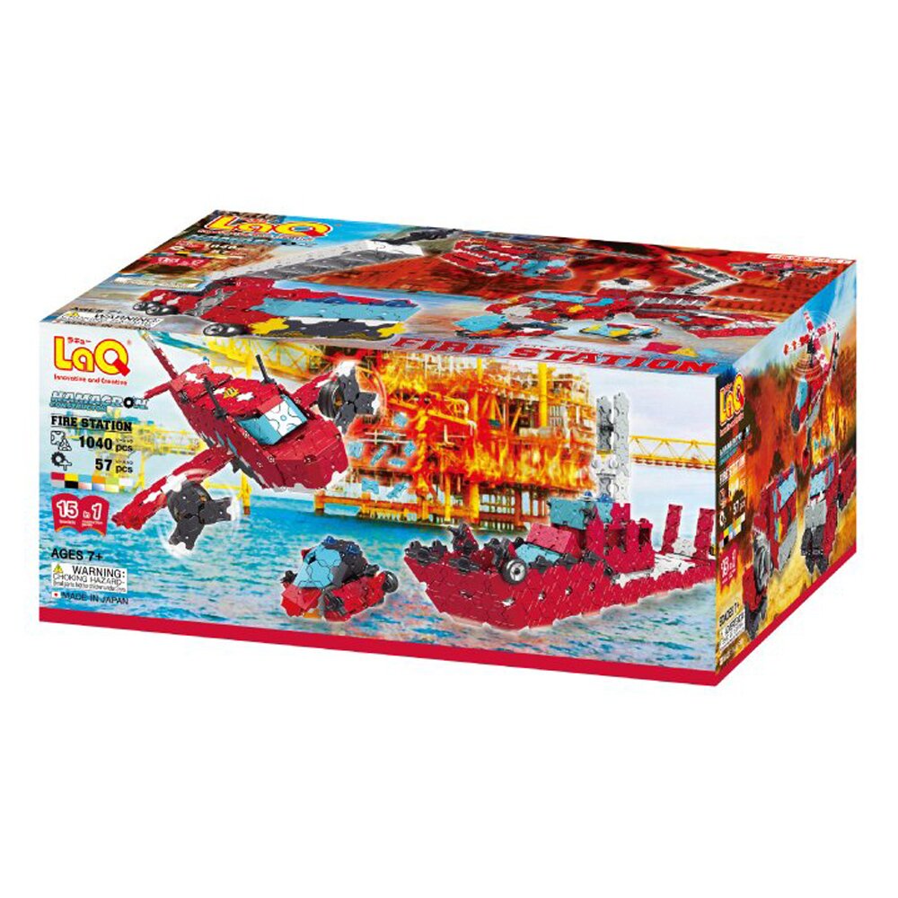 LaQ是一種來自日本的益智玩具。1.組裝、拆卸超簡單，一摸就上手。2.平面、3D、球體還是變形金剛都難不倒LaQ!3.不管您是五歲還是七十五歲，創意無限的LaQ將與您共創歡樂親子時光。4.色彩超豐富，