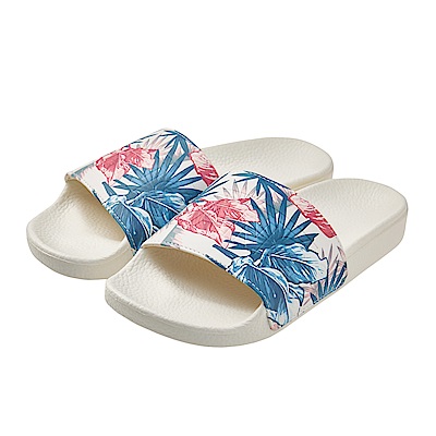 (女)VANS Slide-On 花草圖騰休閒拖鞋