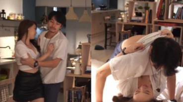 女星低胸誘惑 楊銘威凍未條撲倒在床