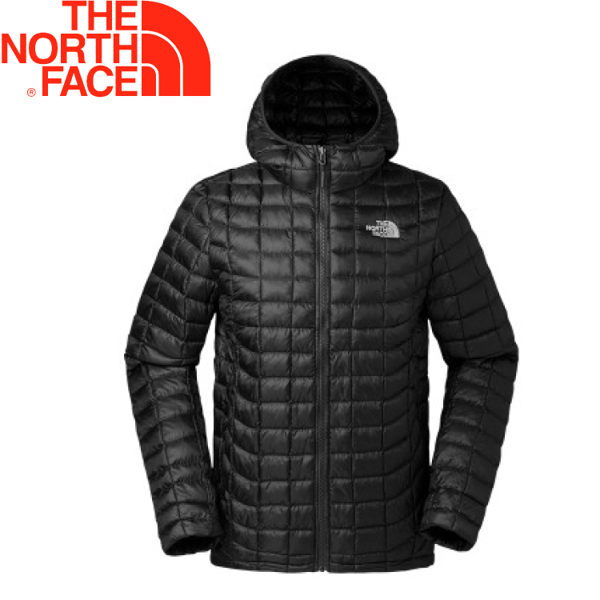 【The North Face 美國 男款 ThermoBall 保暖兜帽外套《黑》】3666/暖魔球/輕便打包/可套接★滿額送