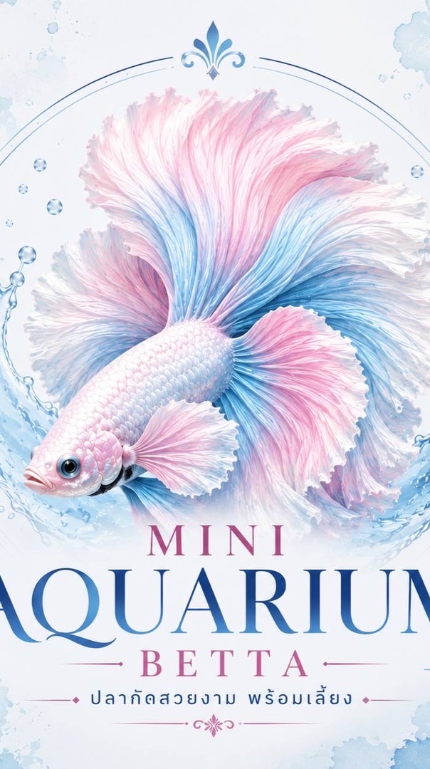 Mini aquarium Betta