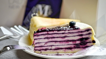 甜點界的夢幻貴婦 Lady M 新口味登場 藍莓起司千層蛋糕～台北中山站美食