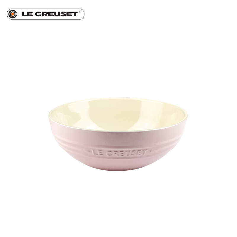 法國酷彩 炻瓷大號湯碗20cm菜水果沙拉麥片碗 家用時尚彩色3-4人