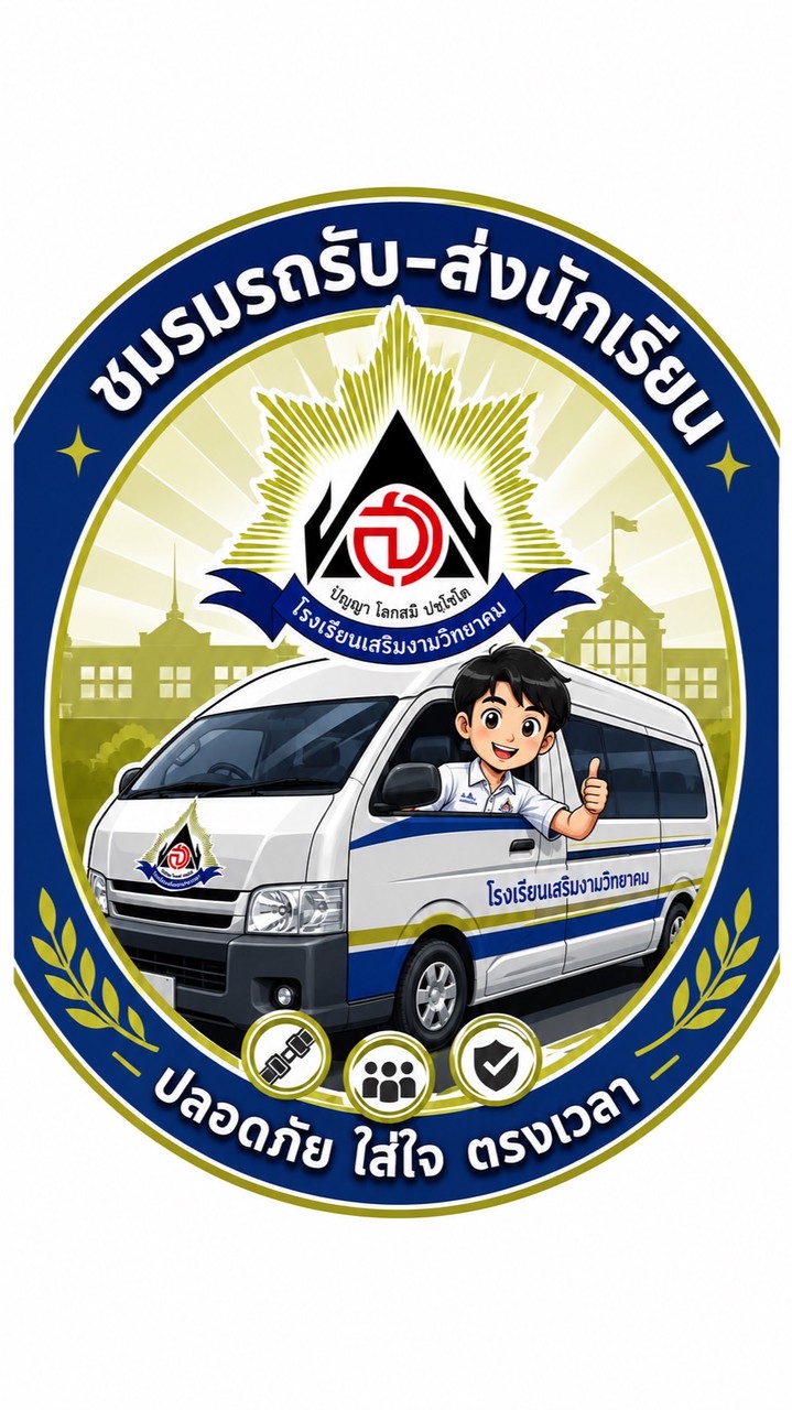 รถรับส่งนักเรียน โรงเรียนเสริมงามวิทยาคม