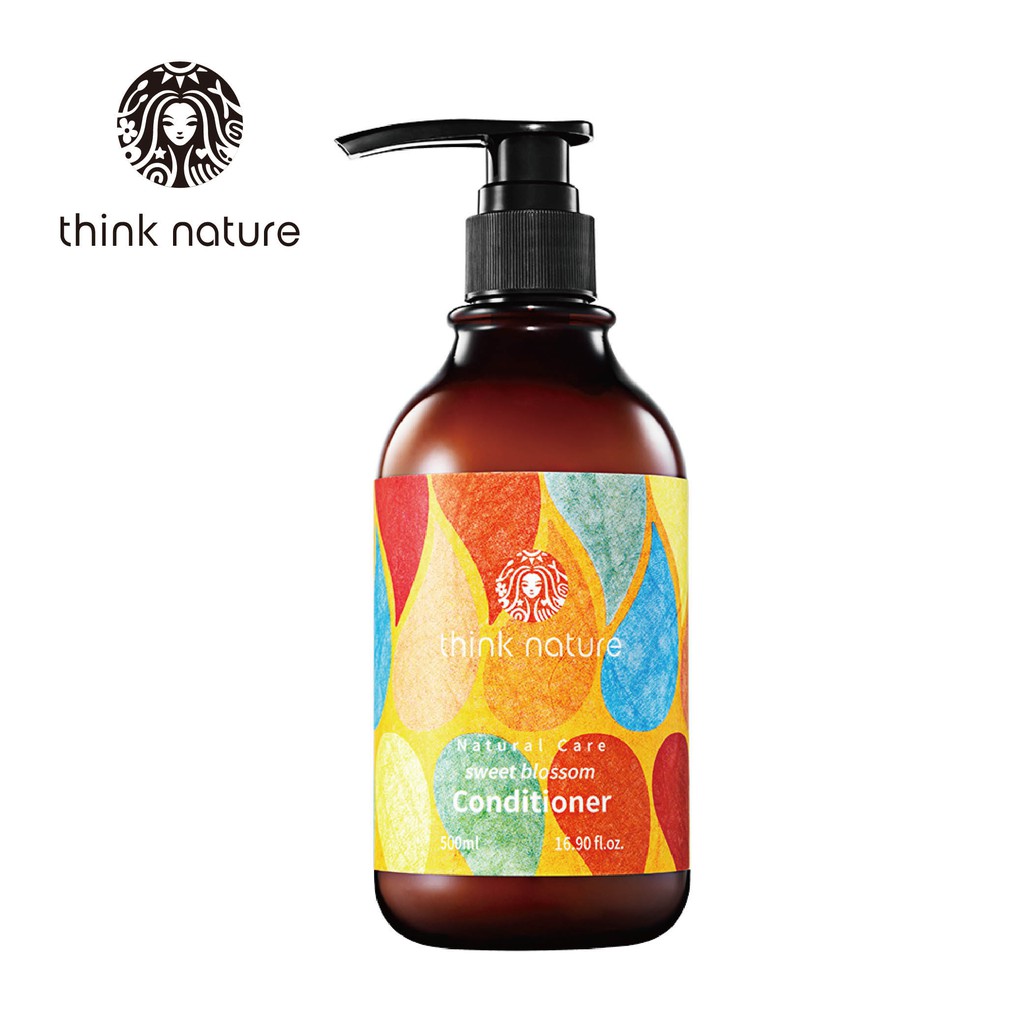 【Think Nature 享自然】 植萃精油潤髮乳-甜蜜綻放500ml