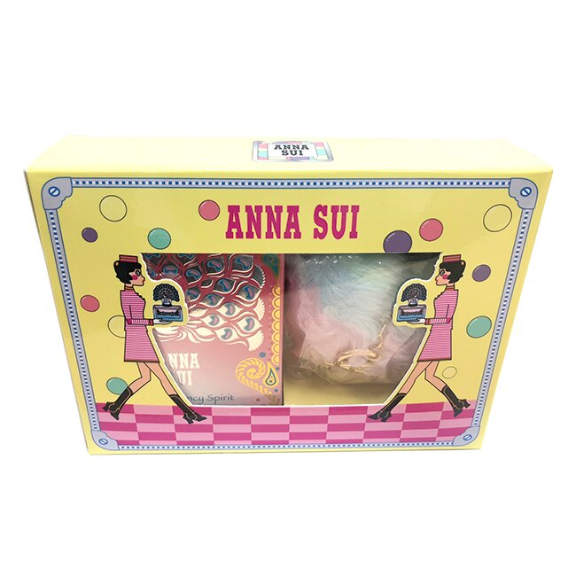 ANNA SUI 光之翎雀蜜意禮盒(香水50ML+毛毛球吊飾)