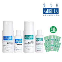 SAUGELLA賽吉兒 菁萃潔浴凝露(日用加強100ml+50ml)