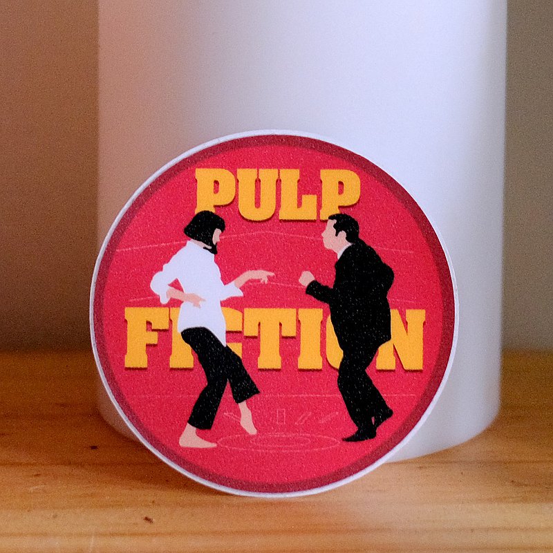 原創手繪貼紙 電影-黑色追緝令