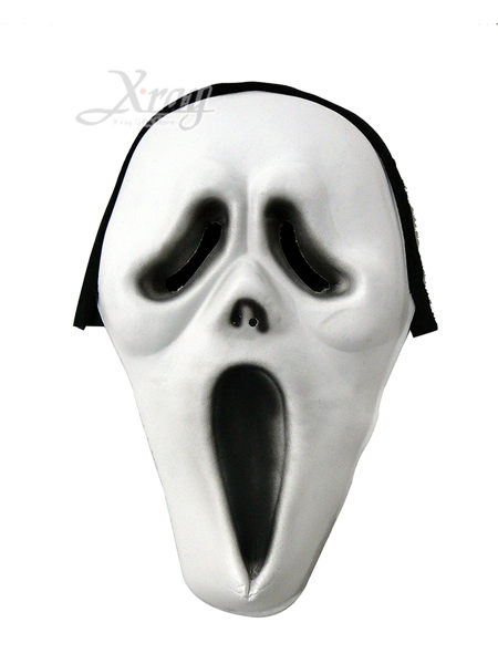 節慶王【W920003】發泡驚聲尖叫面具，萬聖節/派對/道具/cosplay/尾牙/搞怪/骷髏/化妝舞會