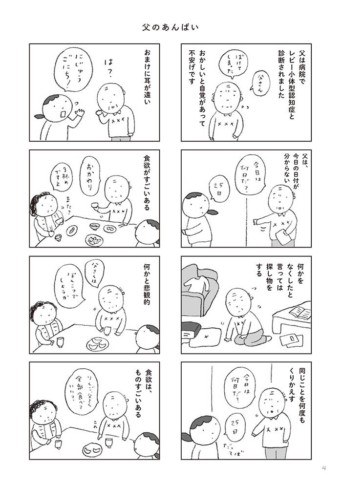 母から 父の様子がおかしい と連絡があり急いで帰ると 父が ねぼけノート 認知症はじめました