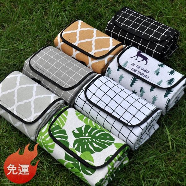 野餐墊 ins風戶外北歐防潮墊防水地墊小清新加厚野餐布郊游日式 - 夢藝家