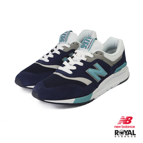 New Balance 新竹皇家 997H 藍紫色 織布 拼接 休閒運動鞋 男款 NO.B0635