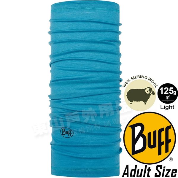 BUFF 113010.796 Wool 保暖快乾排汗魔術頭巾(薄) 美麗諾羊毛 防臭領巾/自行車圍巾/脖圍頭帶