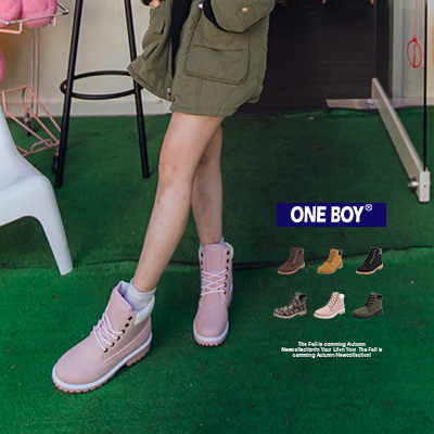 『 One Boy 』【R1102】足下強悍經典復古款休閒高筒靴