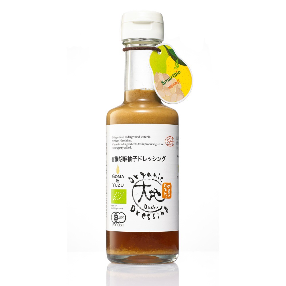 日本有機胡麻柚子和風醬175ml【智慧有機體-官方旗艦店】