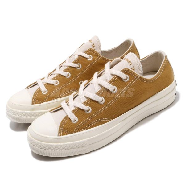 Converse 帆布鞋 Chuck Taylor All Star 70 咖啡 復古奶油底 低筒 基本款 男鞋 女鞋【PUMP306】 165423C