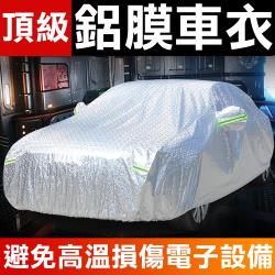 ◎雙層鋁膜內毛絨.愛車必備|◎防曬隔熱降溫.保護車內電子設備|◎夜間反光條.防曬升級版種類:車罩車套材質:鋁膜規格:數量：一入適用車型：賓士C-Class、BMW-3.4.5.6系列、Toyota-A