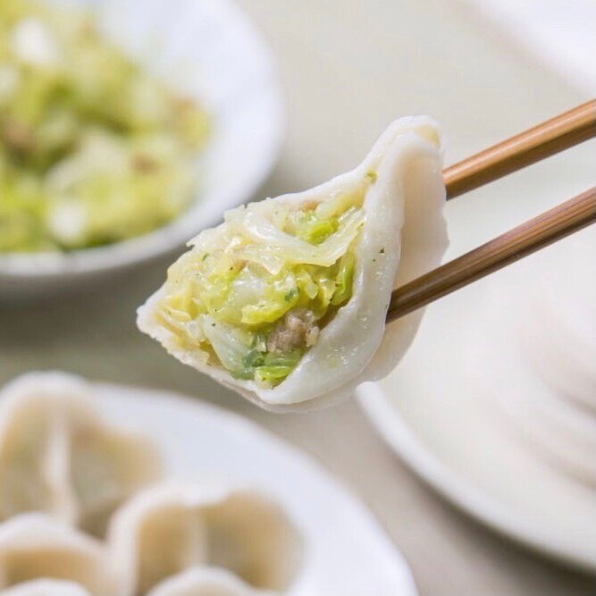 高麗菜素食鍋貼 上頂皇家素食水餃鍋貼 30粒 / 包