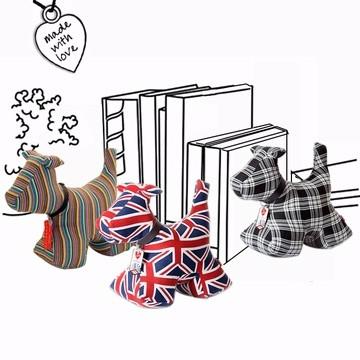 Monica Richards London 動物造型書擋 - 小狗 c.英國國旗