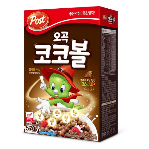 [POST] 五榖可可豆 麥片 570g [韓國直送]