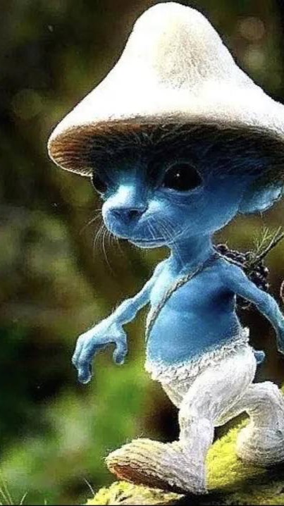 Smurf cat