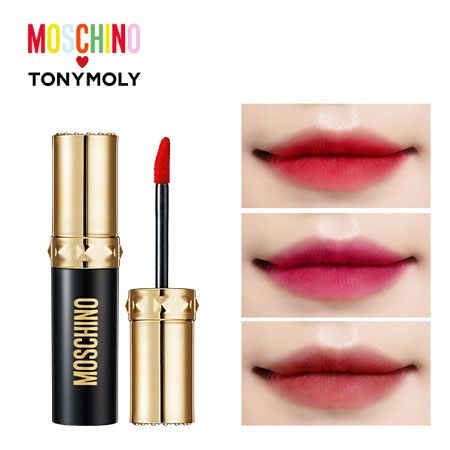 韓國 MOSCHINO X TONYMOLY 霧面唇釉 4g 唇彩 唇蜜 唇釉 霧感 持久 聯名彩妝