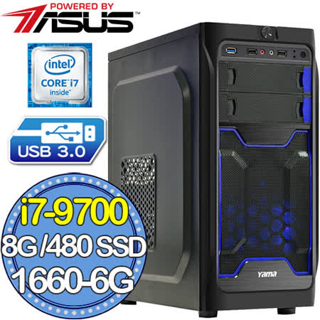 ● Intel I7-9700 八核心處理器 ● 華碩 PRIME B365M-A 主機板 ● 8G DDR4-2666 (8G*1) ● 種子S12 500W ● YAMA 雄獅 ● 華碩 PH-G