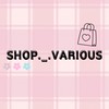 shop._.various｜學生價🎀